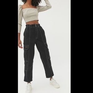 Urban Outfitters Relaxed Skate Jean In Black